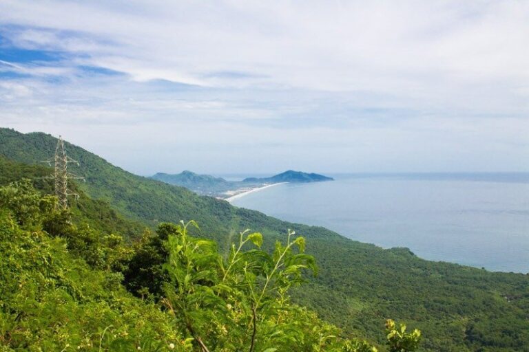 the view from the Hai Van Pass on a clear day