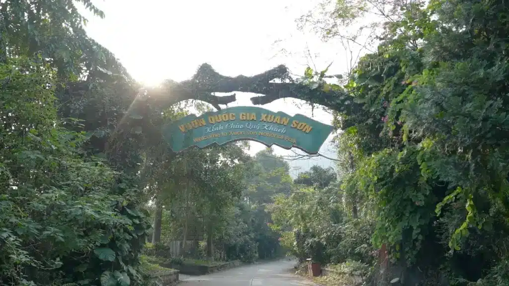 welcome to xuan son national park