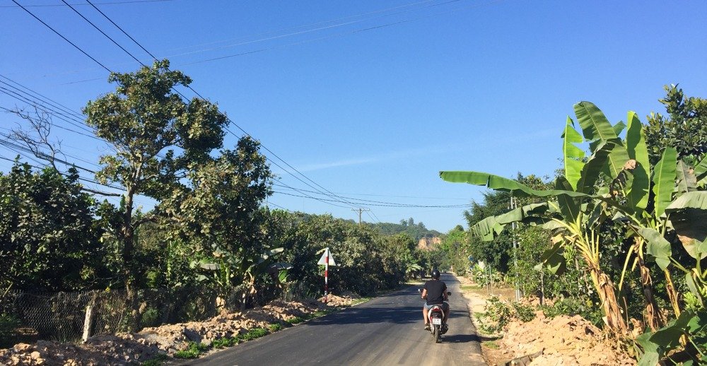 somewhere on the road just outside of Cat Tien National Park