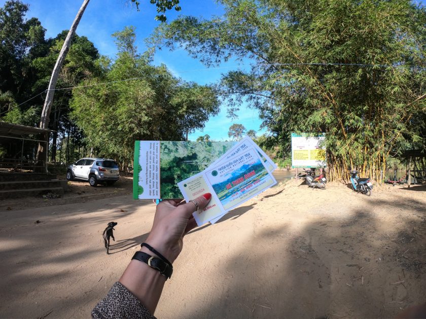 park entrance is 60,000VND, which includes a ferry transfer
