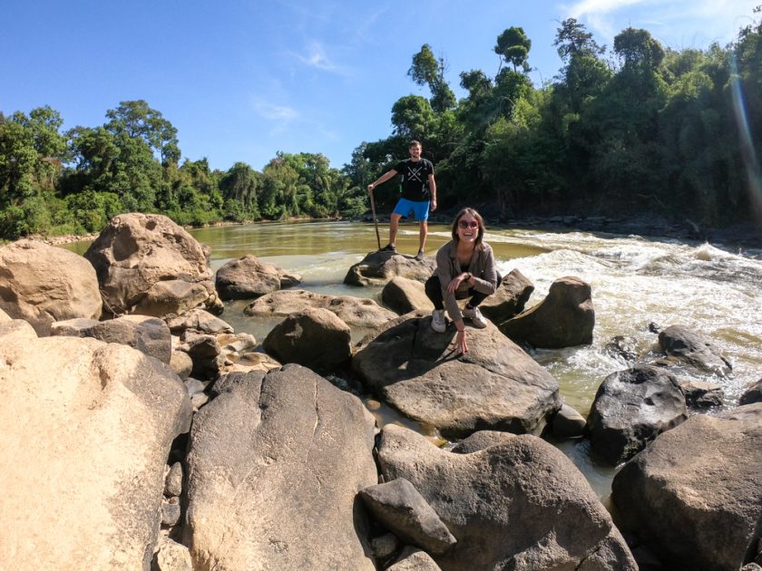 rapids at Cat Tien National Park during the summer months