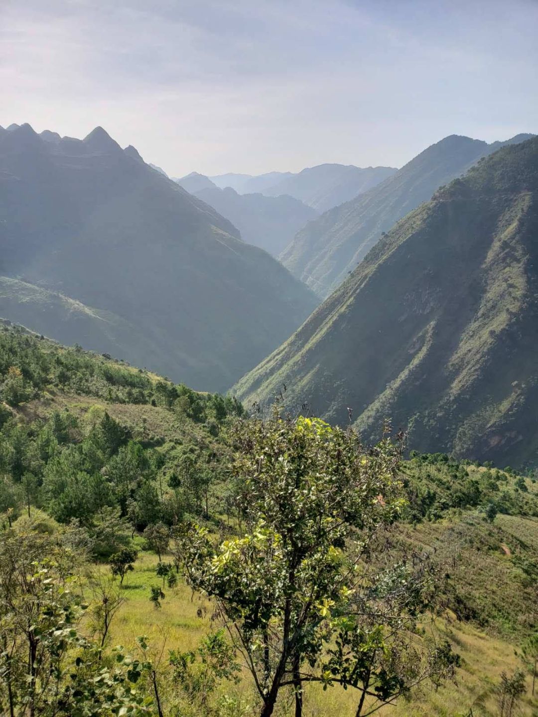 the view out towards China from Dong Van Ha Giang