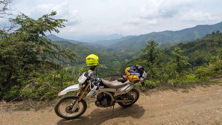 Honda CRF 250 in the wilderness