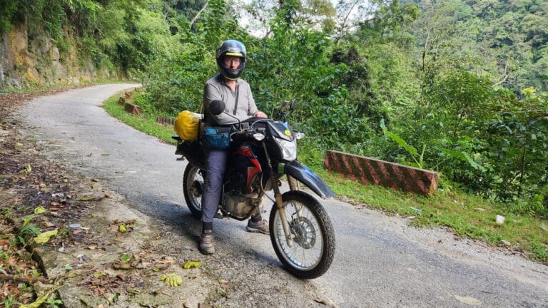 forest road from Lung Van to Pu Luong