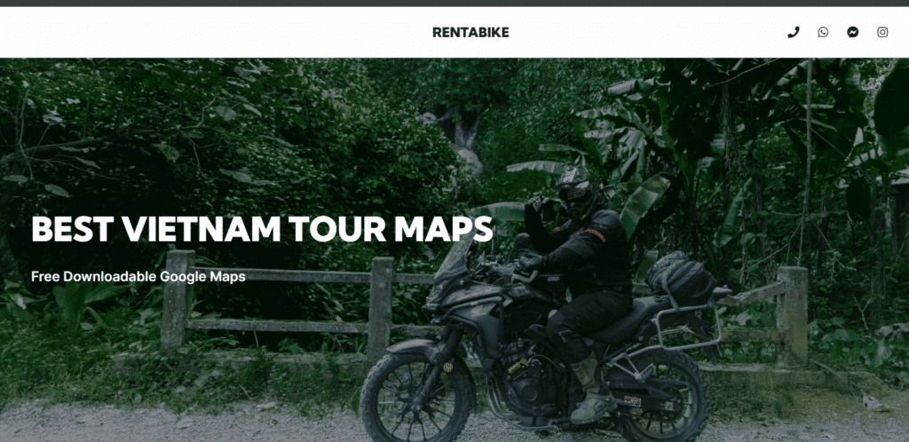 Best Vietnam Tour Maps Rentabike Vietnam