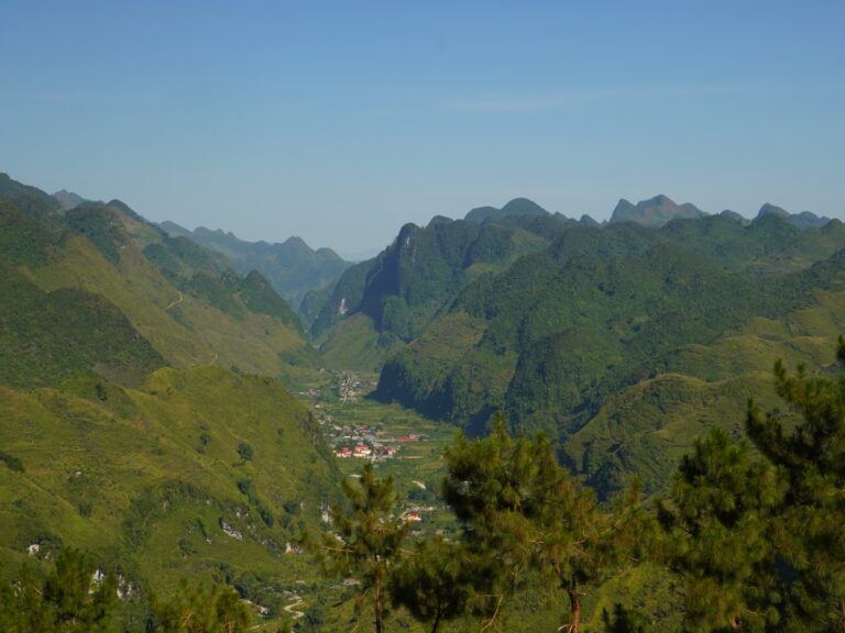 a view of Duong Thuong Valley, Ha Giang